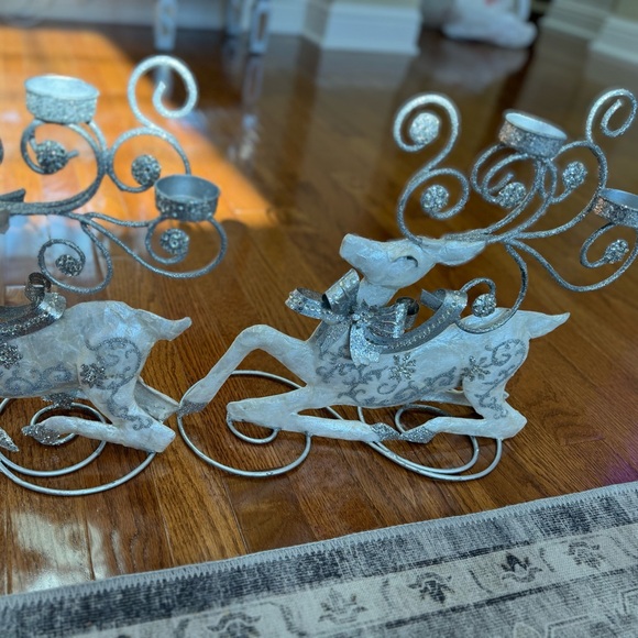 PIER ONE IMPORTS BEADED SNOWFLAKE CHRISTMAS LOT - Picture 3 of 12